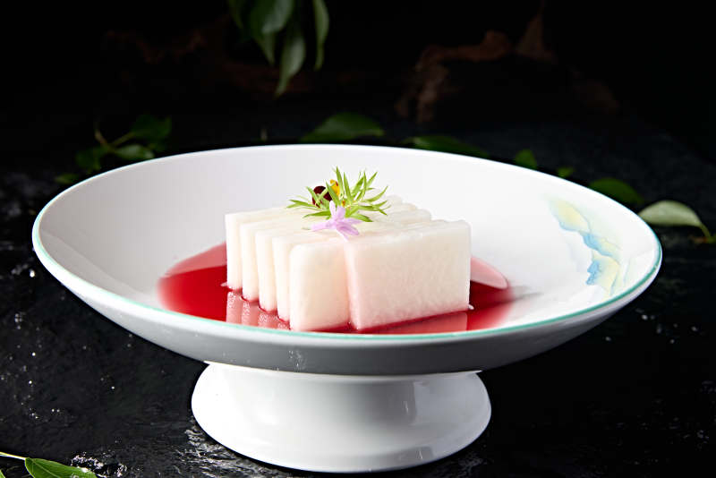 精美凉菜红酒蜜香冬瓜片