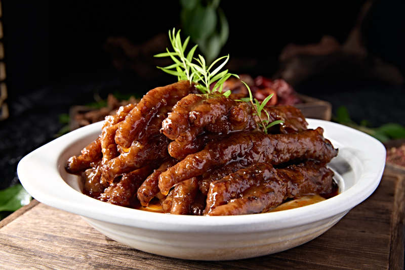 酱香浓汤炖虎皮鸡爪