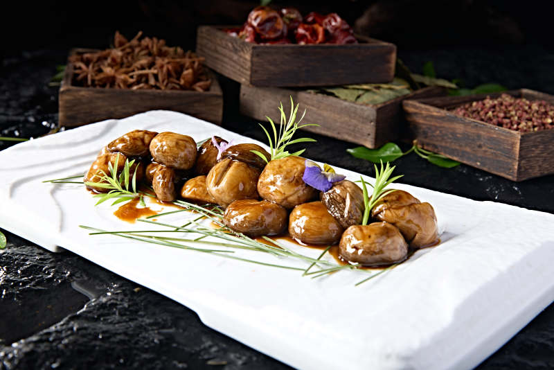 酱烧松香塞外口蘑