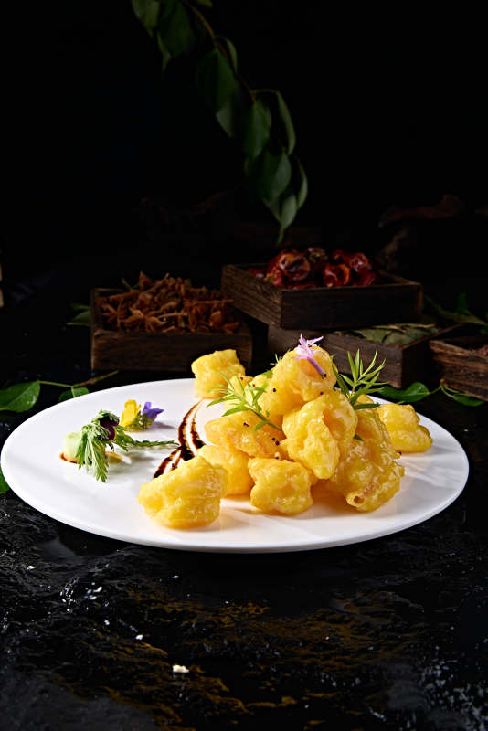 芝士酱芥末蜂蜜大虾球