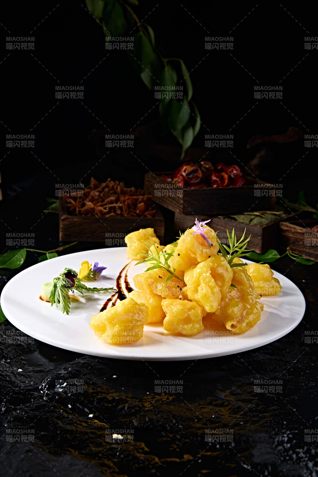 芝士酱芥末蜂蜜大虾球