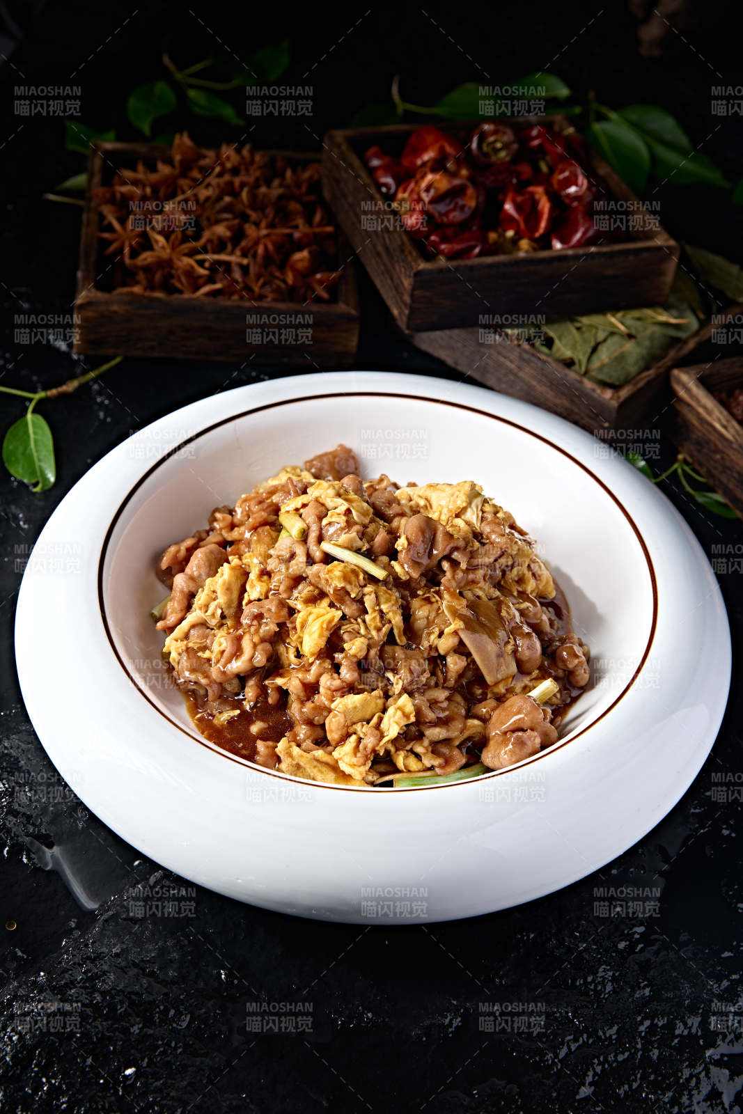 醋溜花黄鸡蛋木须肉