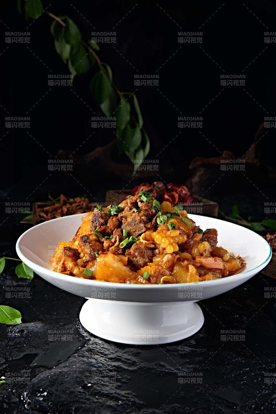 東北農家燉菜南瓜土豆玉米燉豬骨