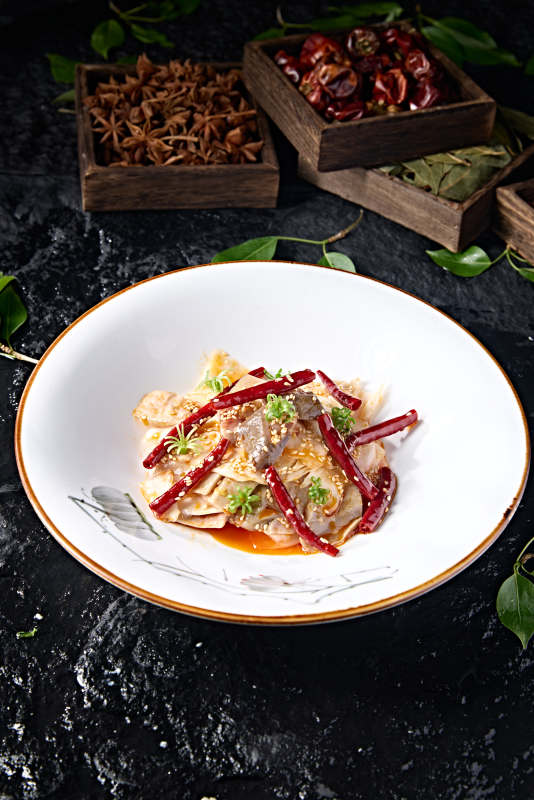 红油香辣猪肚片