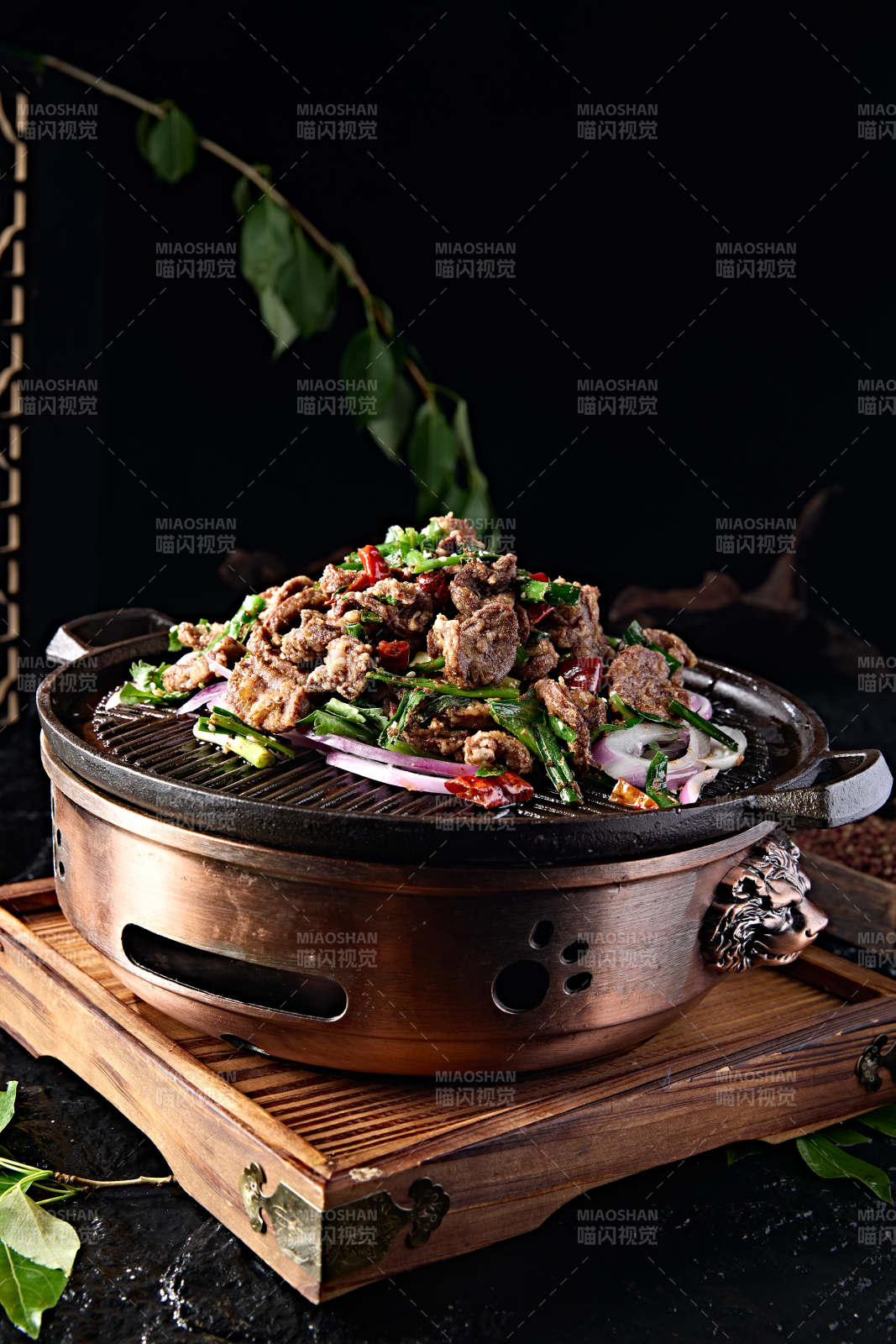 鐵板韭香炙子孜然小腰片