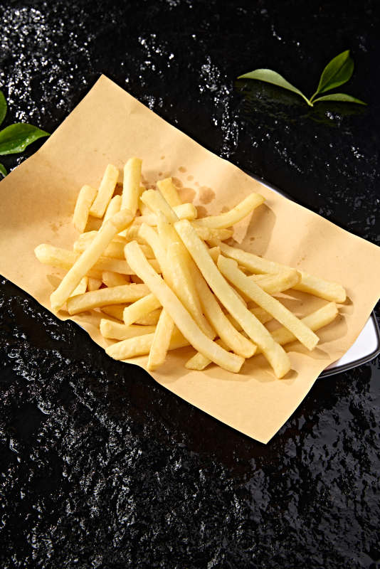 快餐美食油炸薯條番茄醬