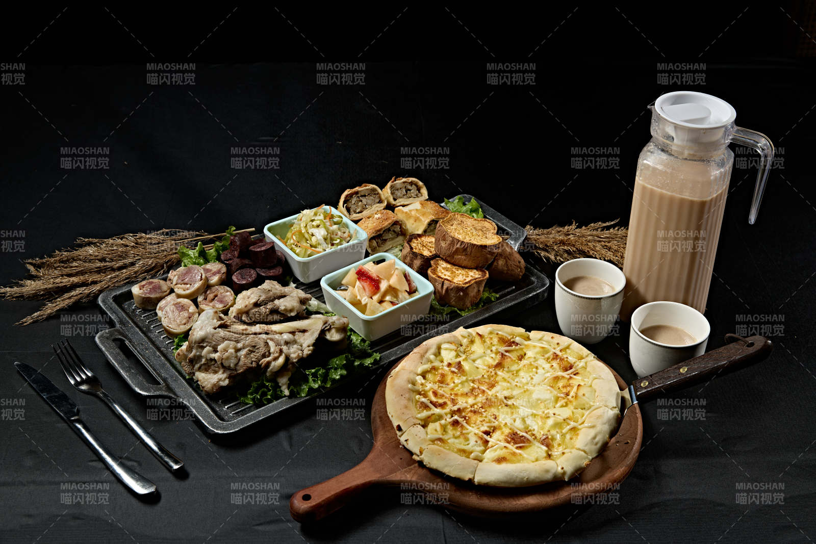 美食套餐組合實物組合一組美食