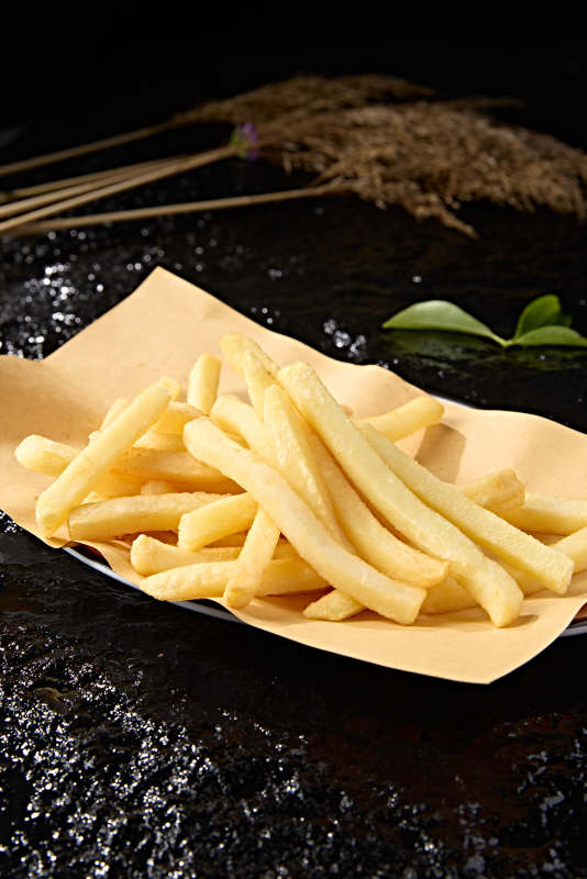 快餐美食油炸薯條番茄醬