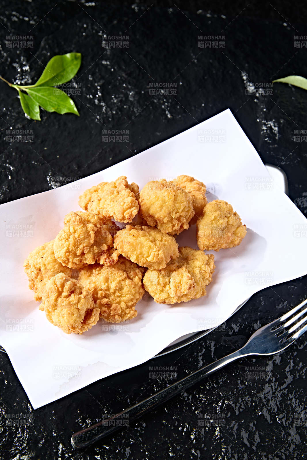 快餐美食油炸鸡米花