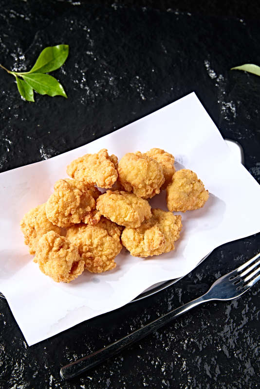 快餐美食油炸鸡米花