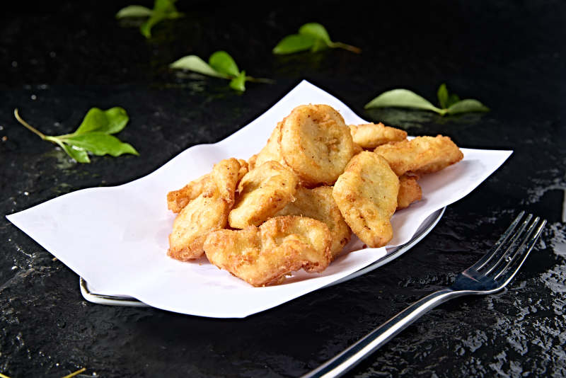 快餐美食油炸上校鸡块