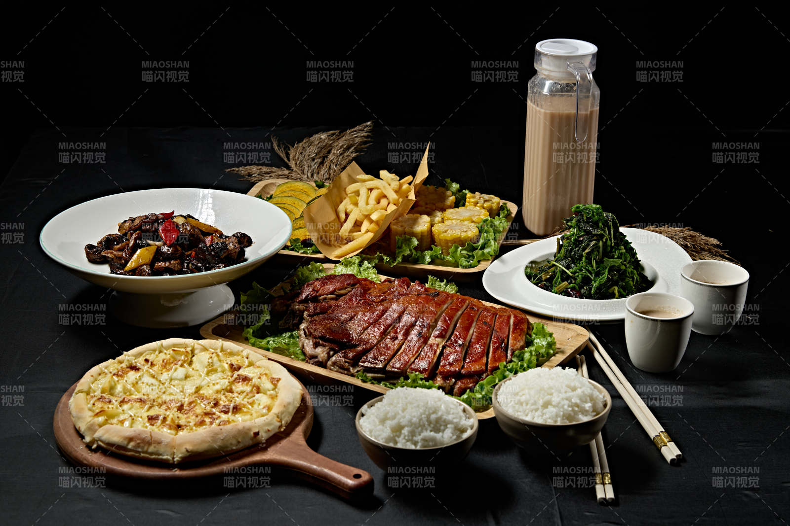 美食套餐组合实物组合一组美食