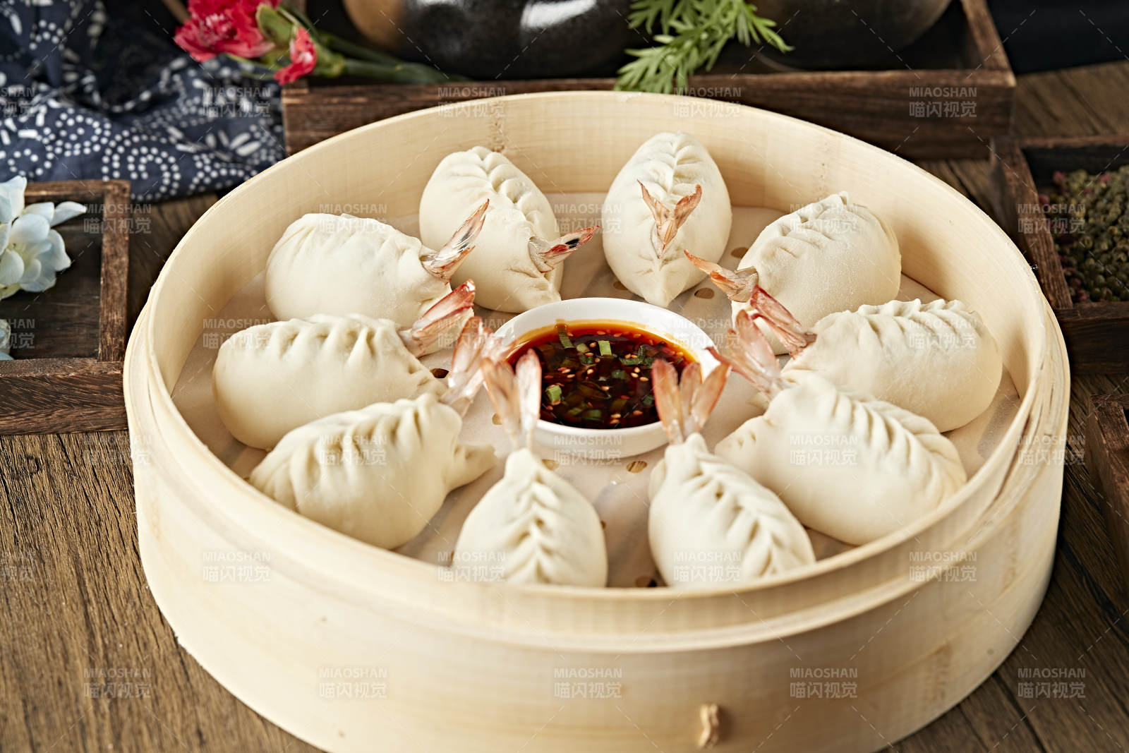 现包的传统沙县蒸虾饺