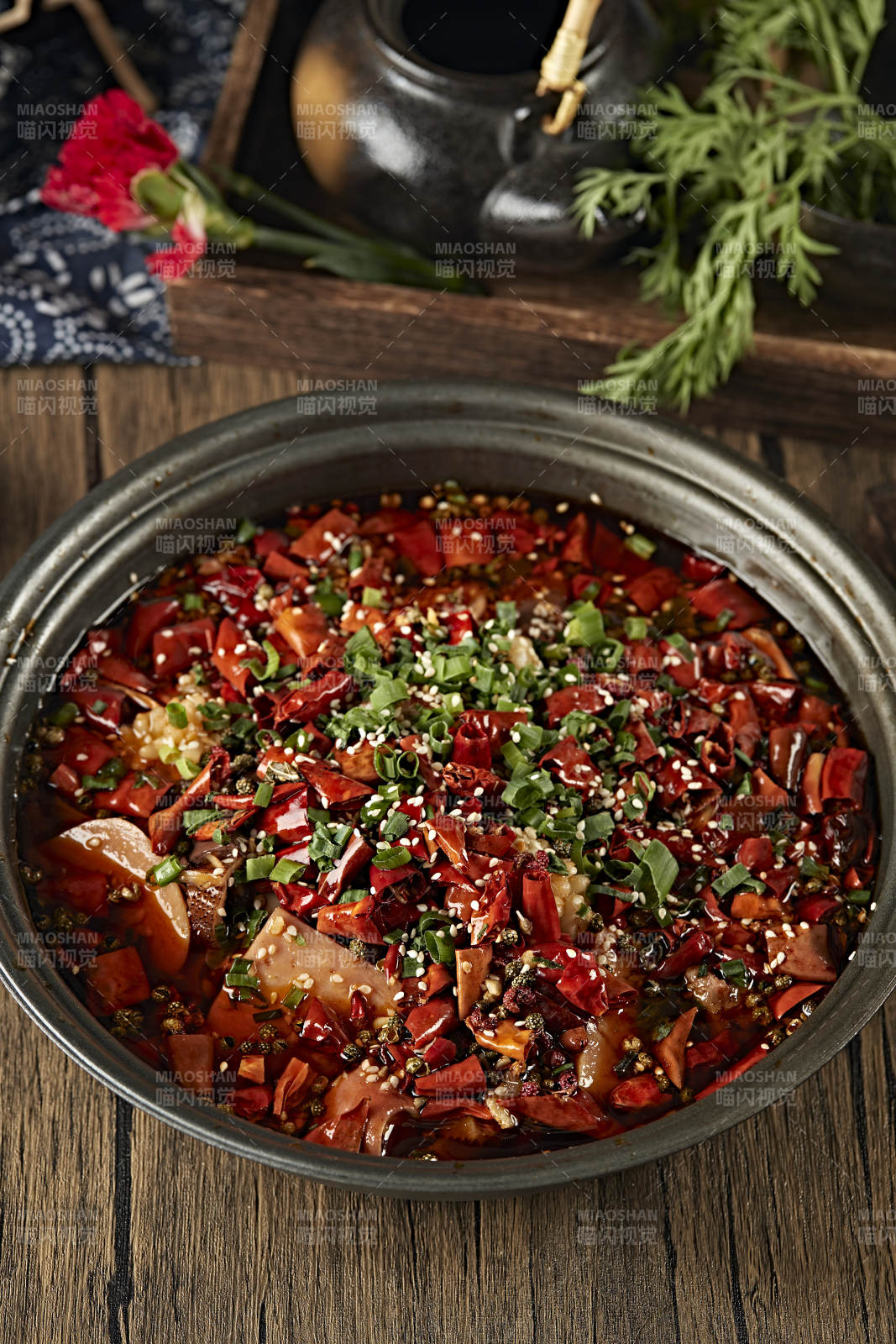 砂鍋香辣毛血旺