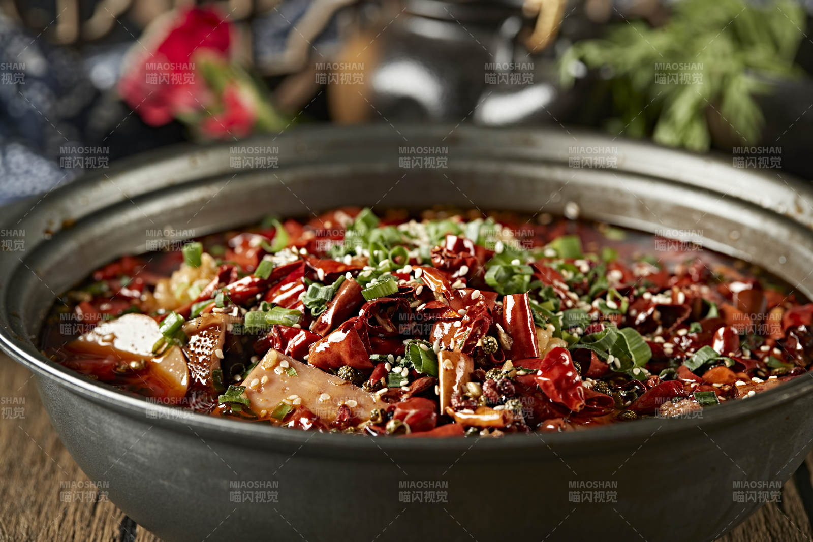 砂鍋香辣毛血旺