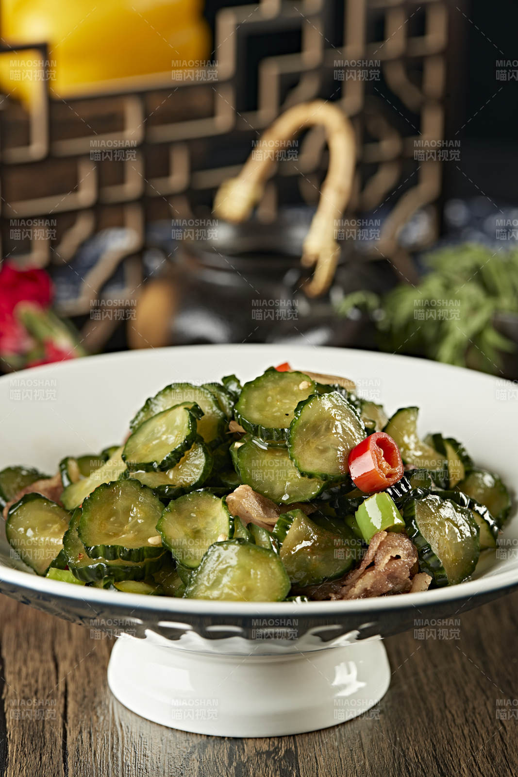 米椒鮮黃瓜片炒肉