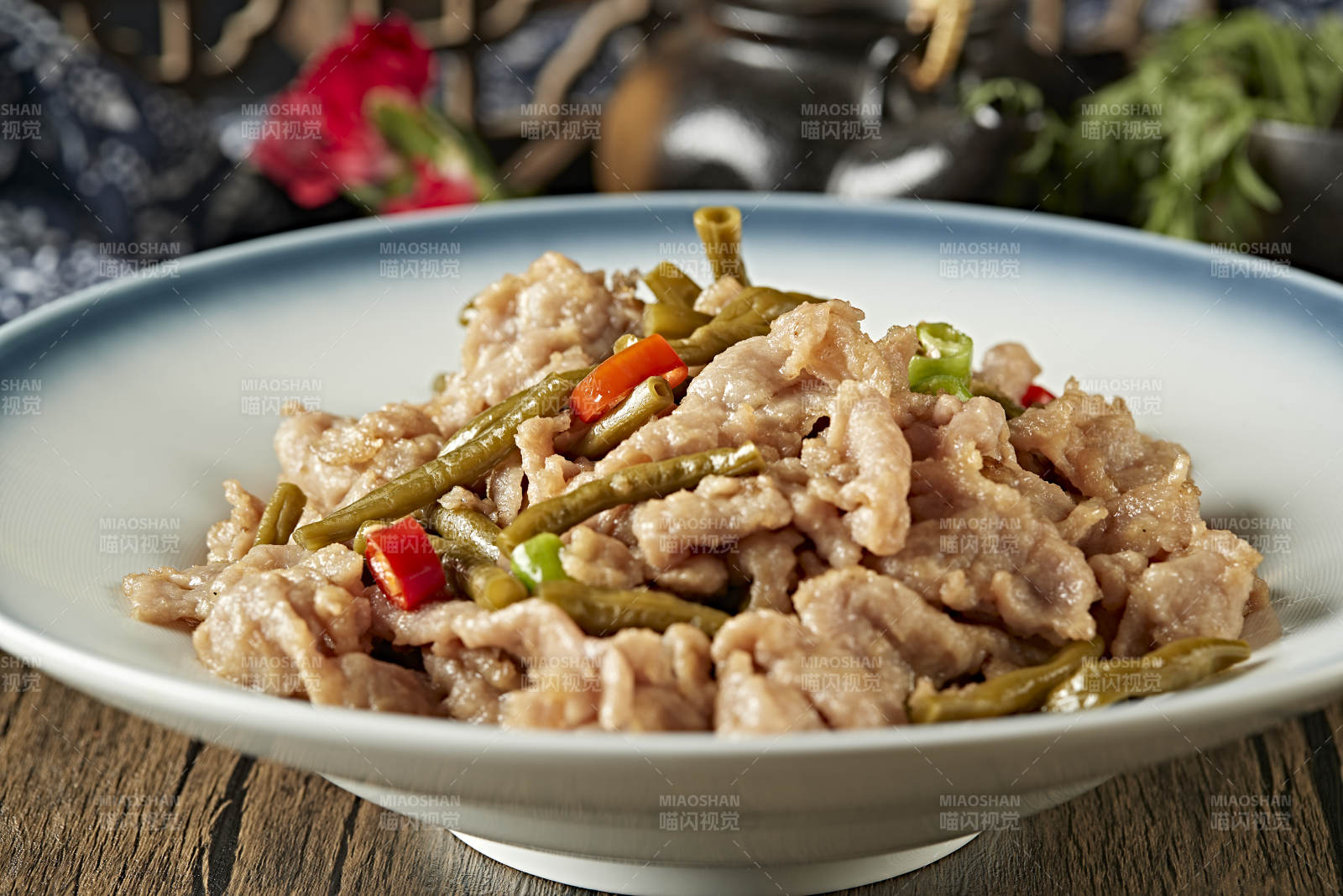 米椒泡豇豆炒牛柳