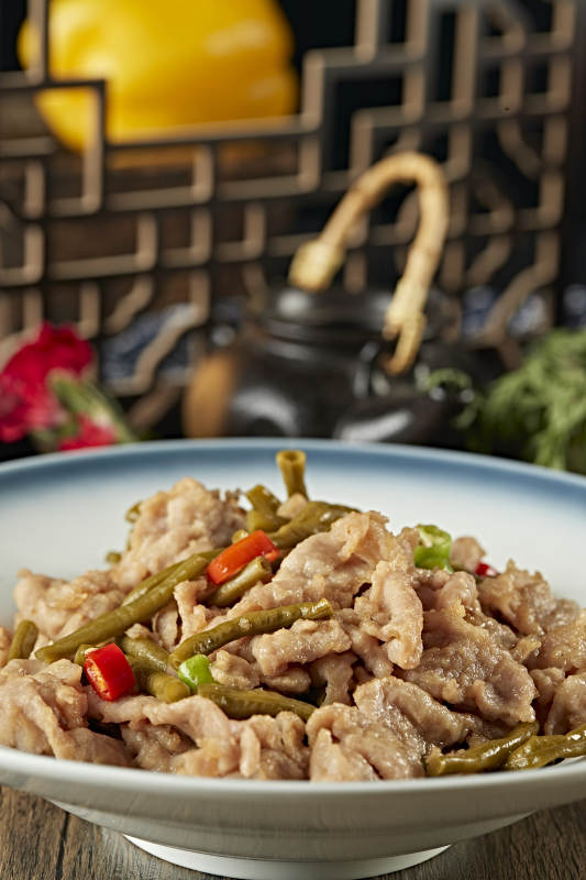 米椒泡豇豆炒牛柳