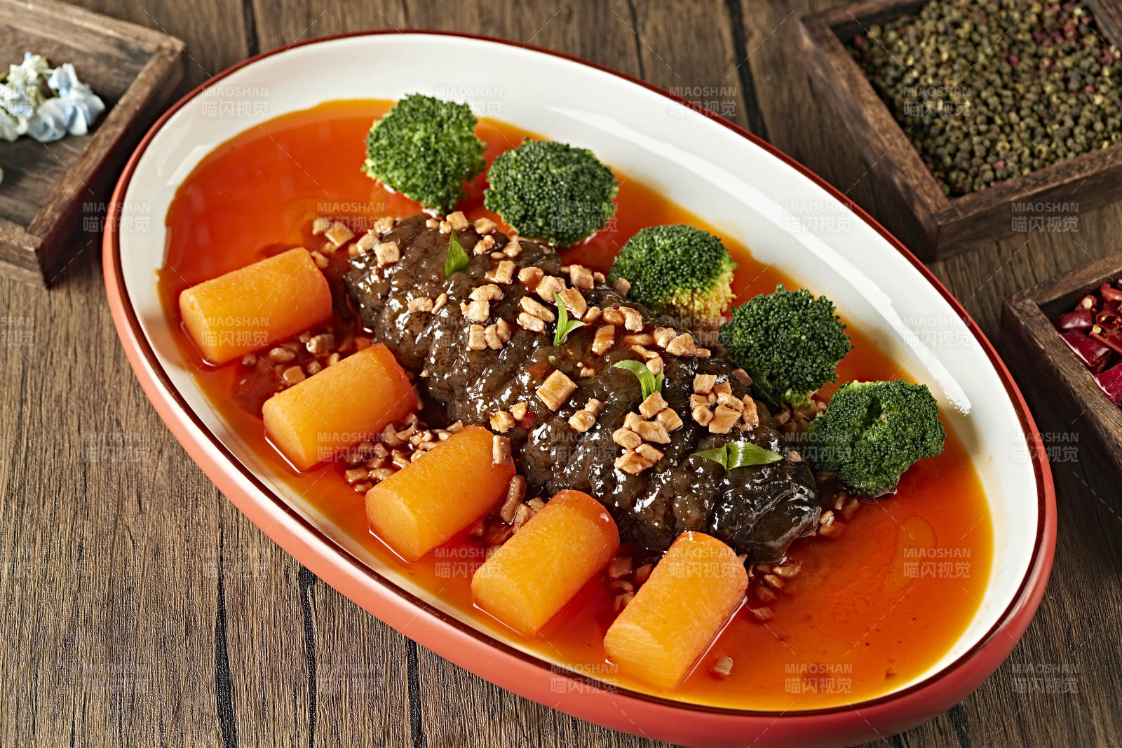 红油捞汁大海参