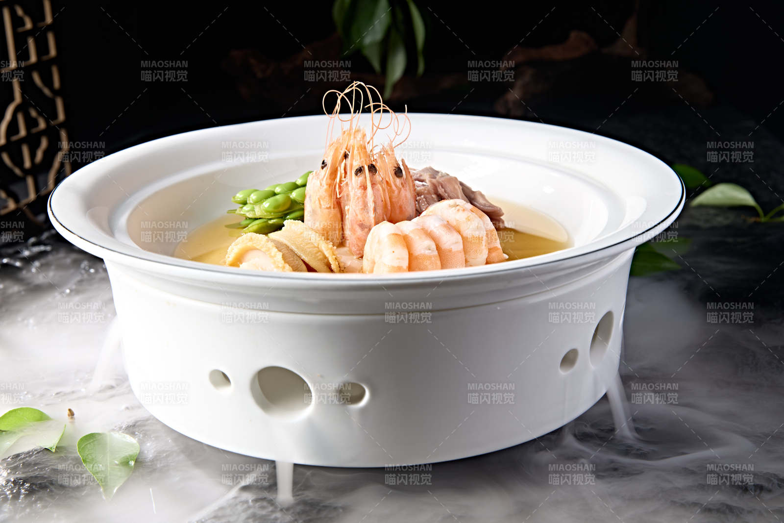 精美小菜捞汁海鲜汇