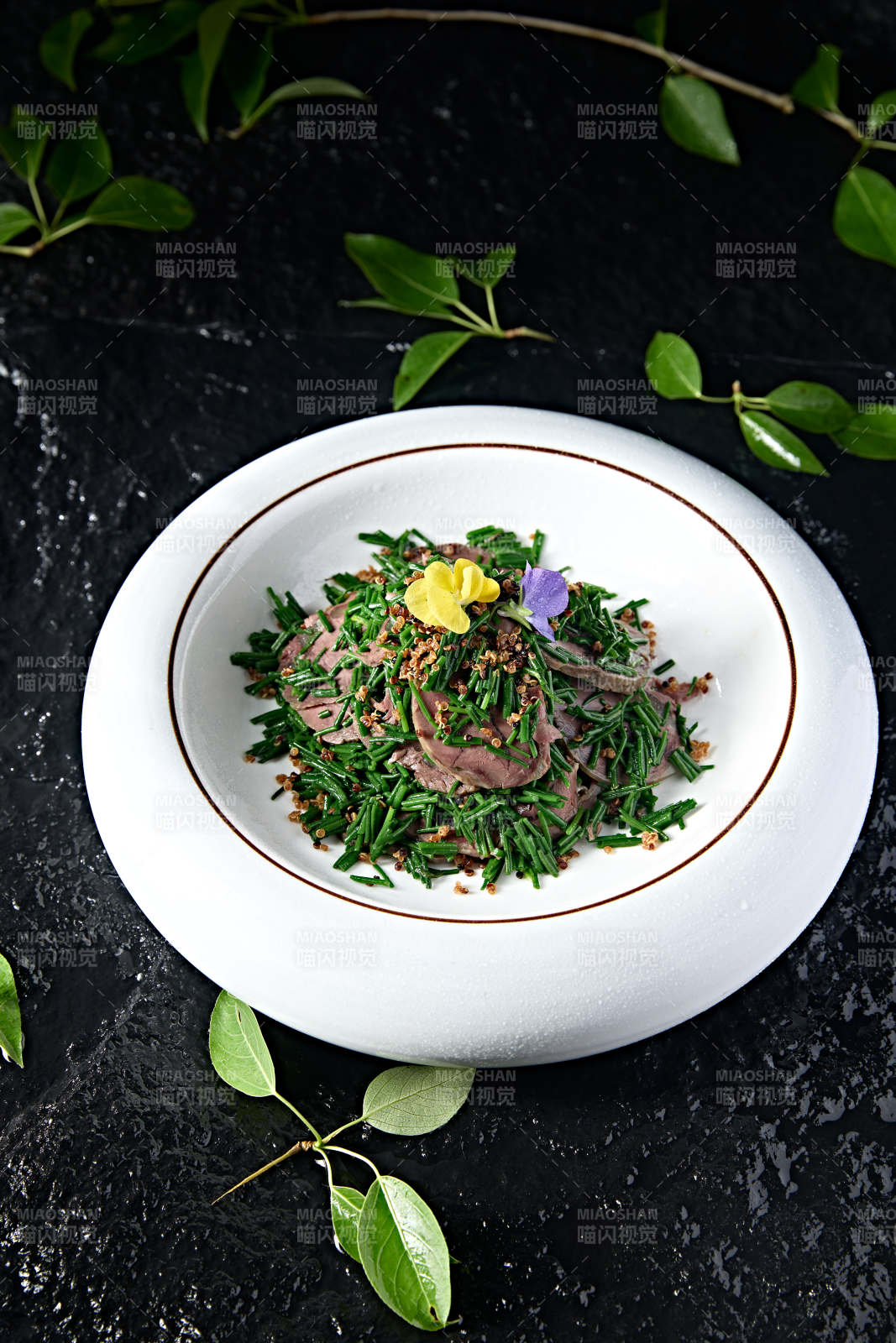 美味涼菜藜麥沙蔥涼拌牛腱肉