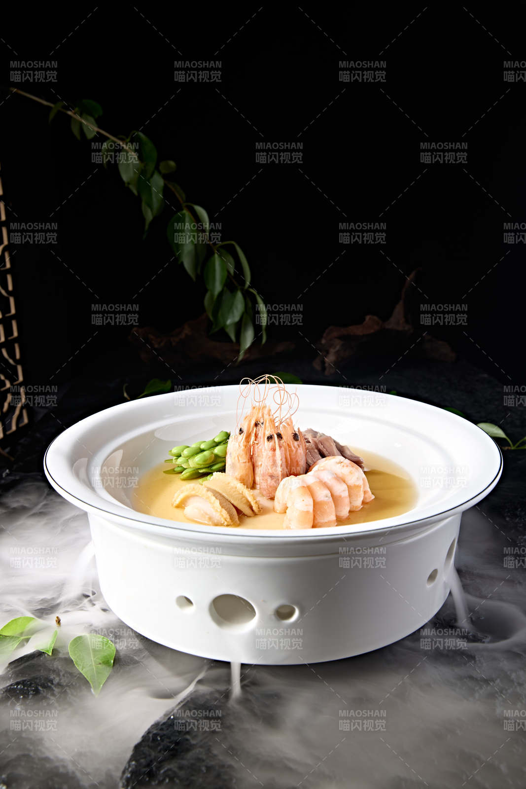 精美小菜捞汁海鲜汇