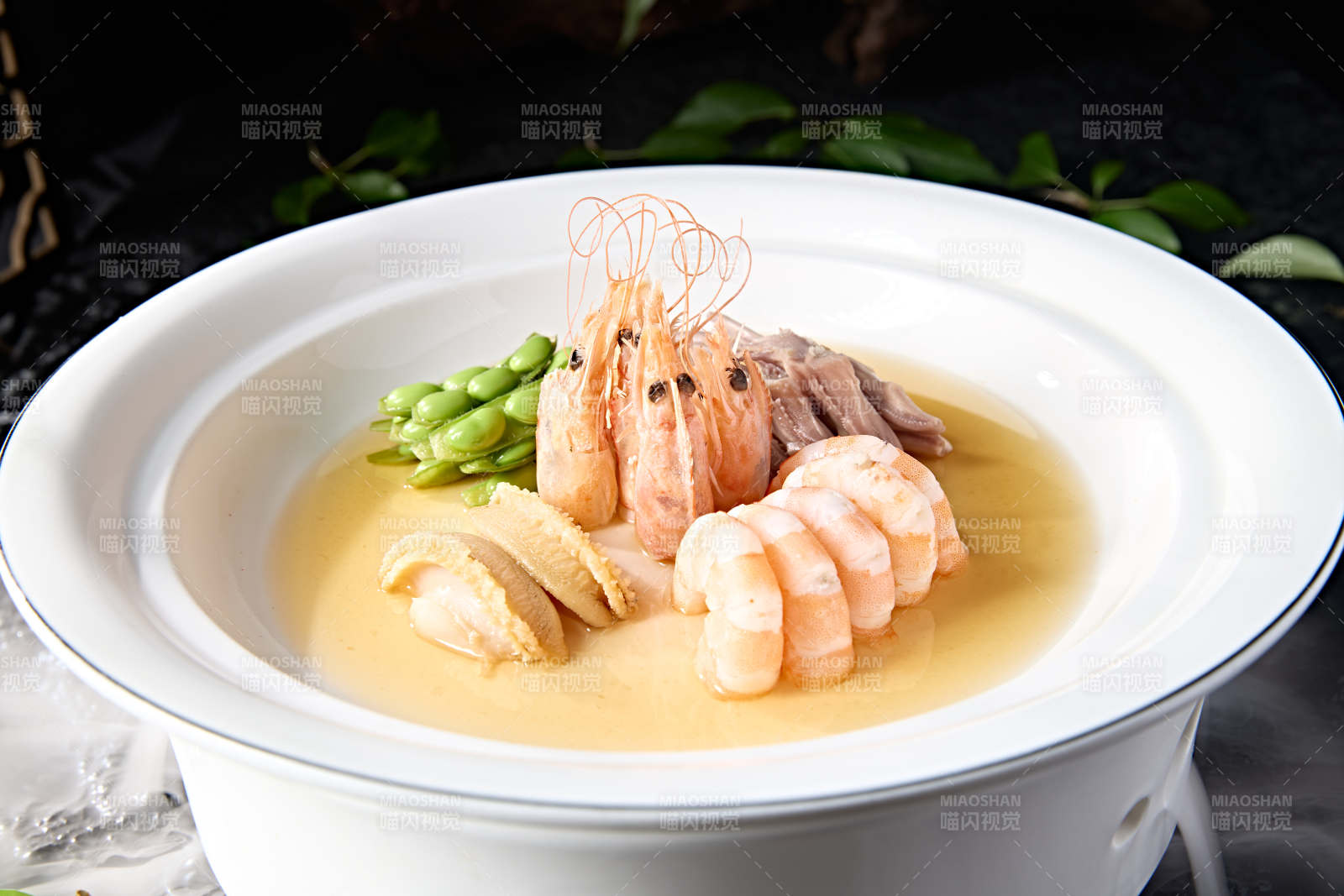 精美小菜捞汁海鲜汇