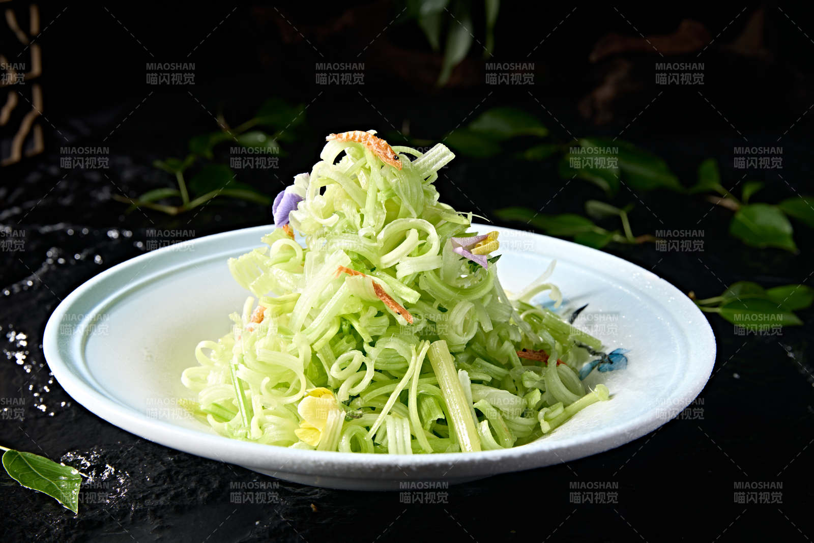 美味凉菜虾干凉拌西芹丝