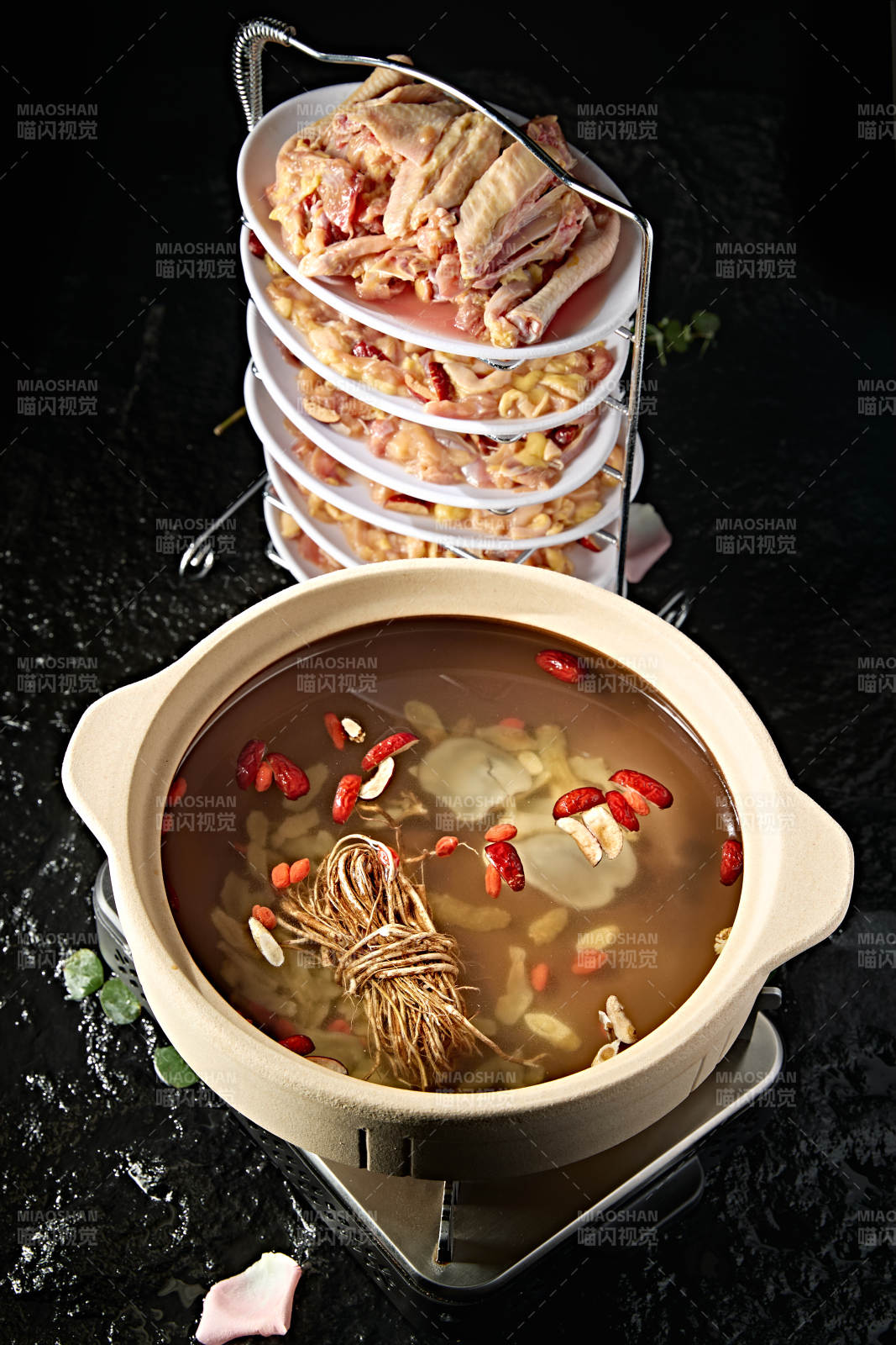 砂锅药膳滋补进补鸡肉锅