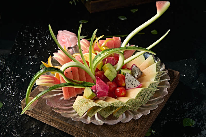 餐饮赠送惠客果盘