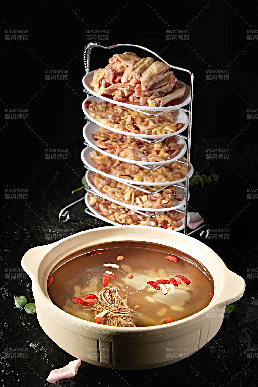 砂锅药膳滋补进补鸡肉锅