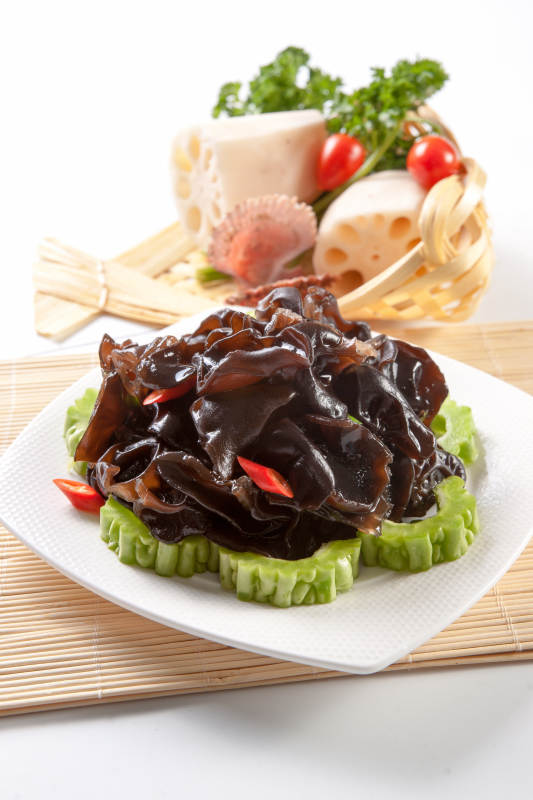 米椒苦瓜捞汁木耳