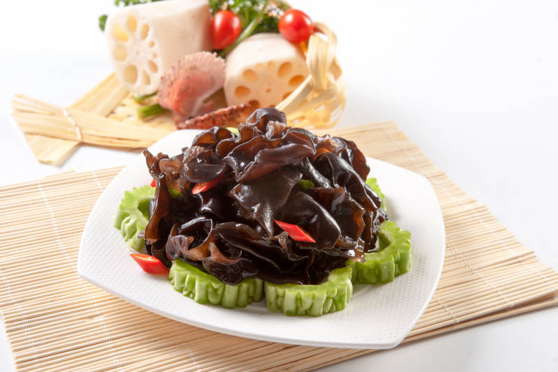 米椒苦瓜捞汁木耳