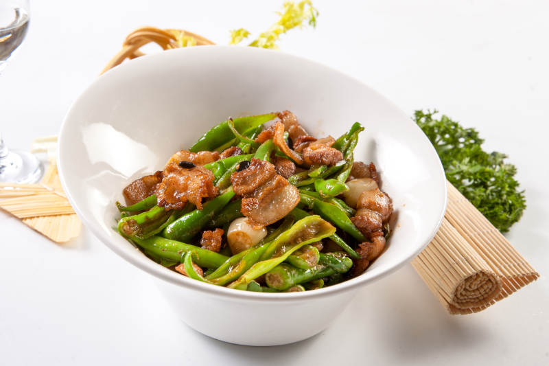 蒜香杭椒五花肉