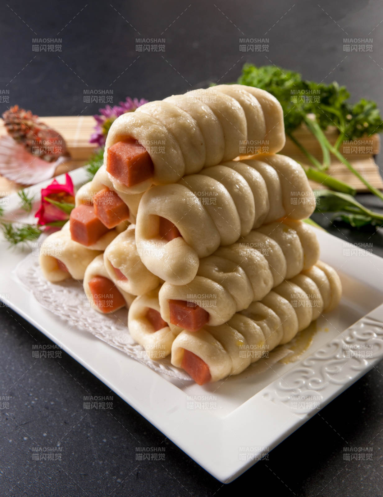 山西風味花饃火腿面卷