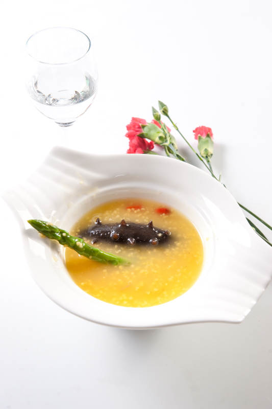 芦笋小米扣辽参