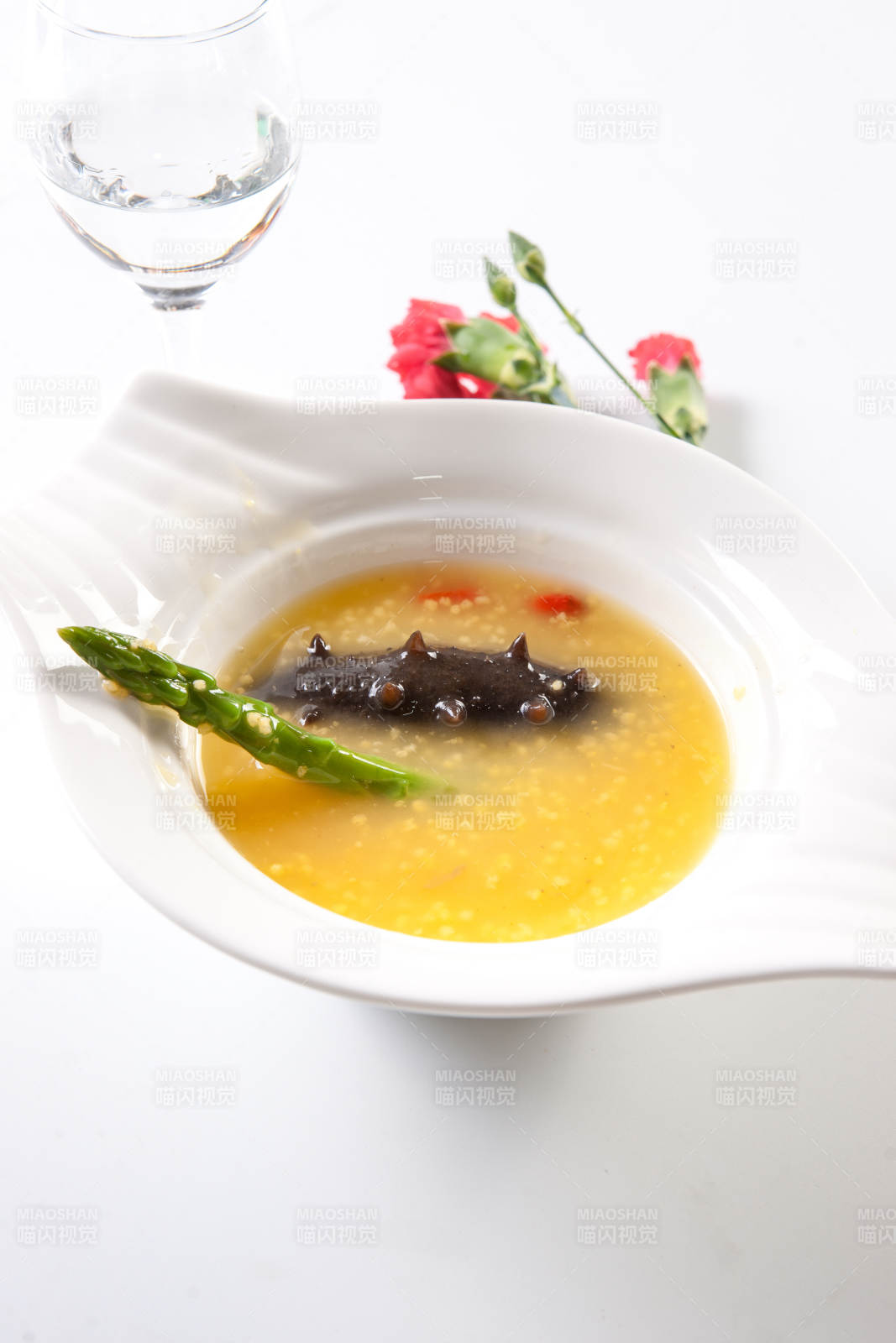 芦笋小米扣辽参