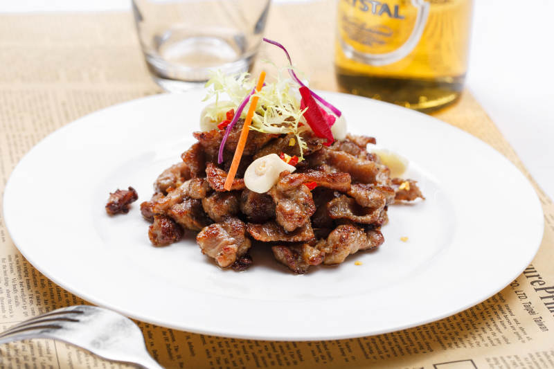 法式铁板蒜香牛舌