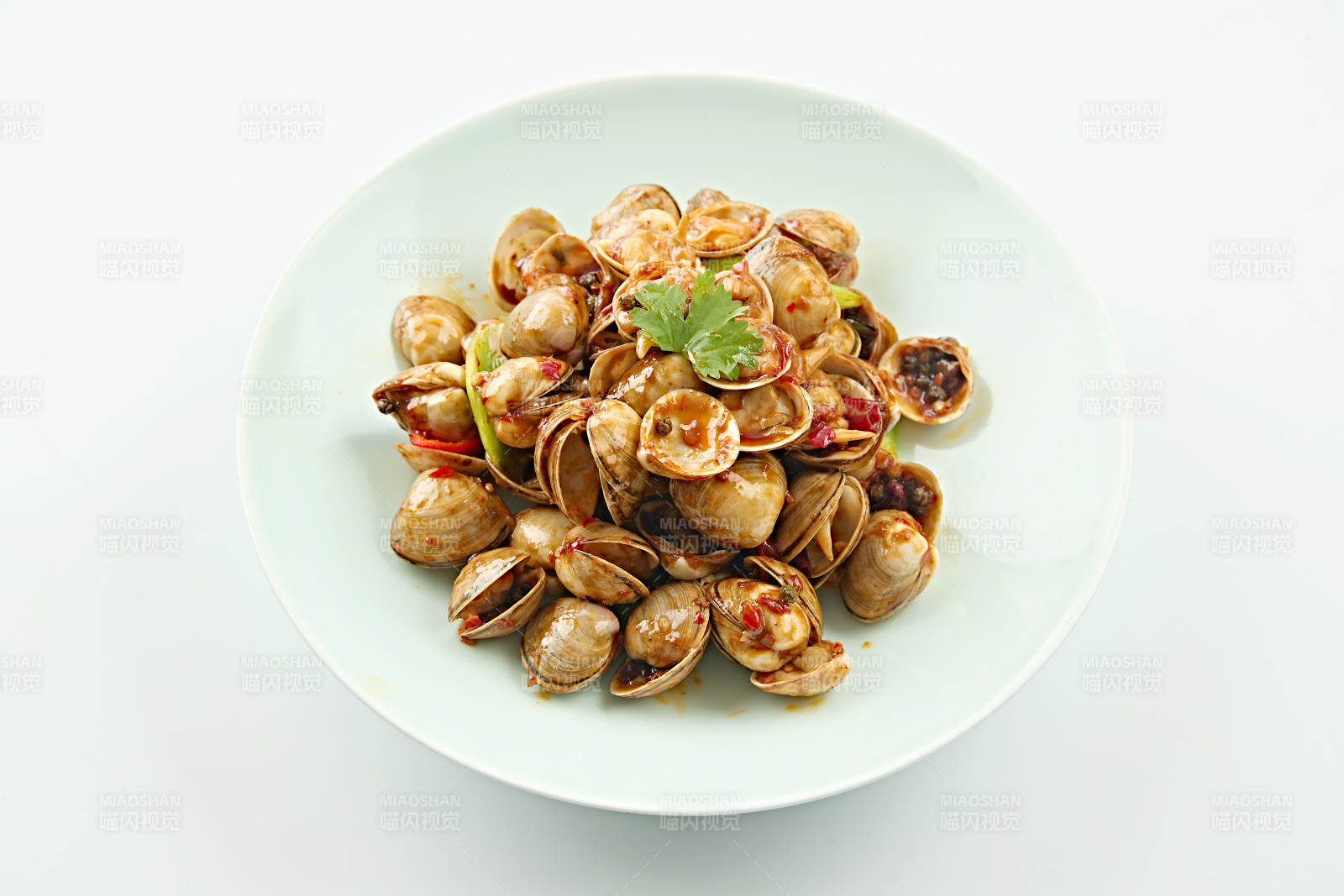 夏季大排檔美食香辣超花蛤