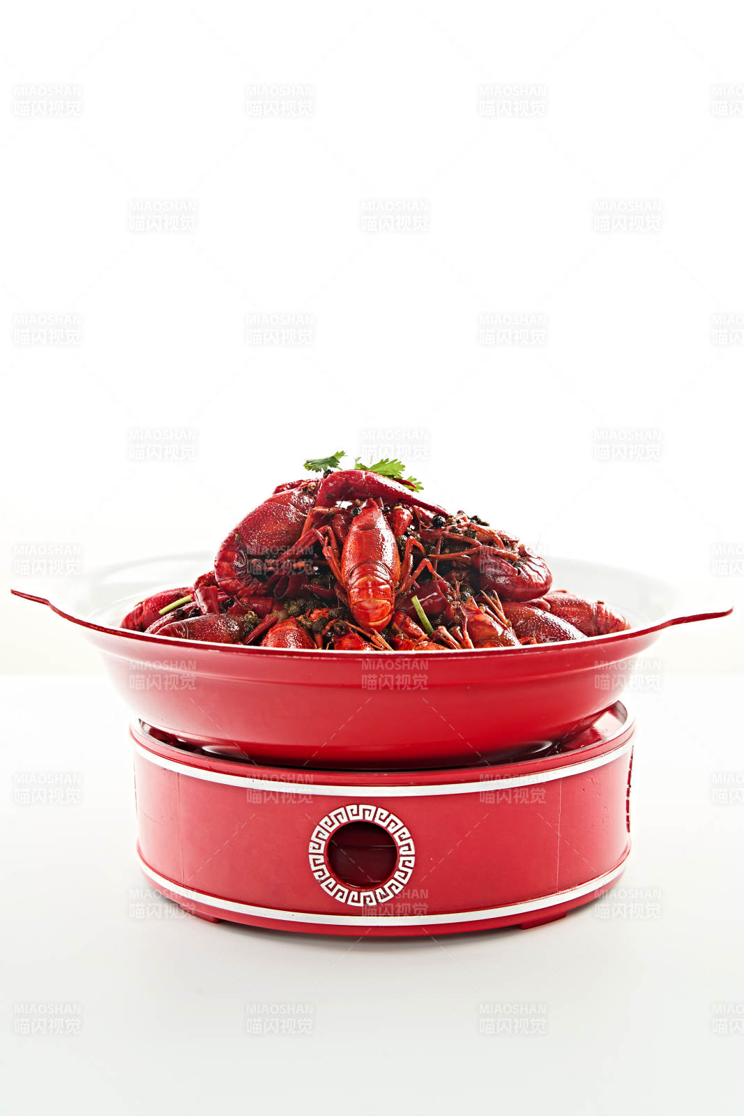 夏季大排档美食爆炒麻辣香辣小龙虾