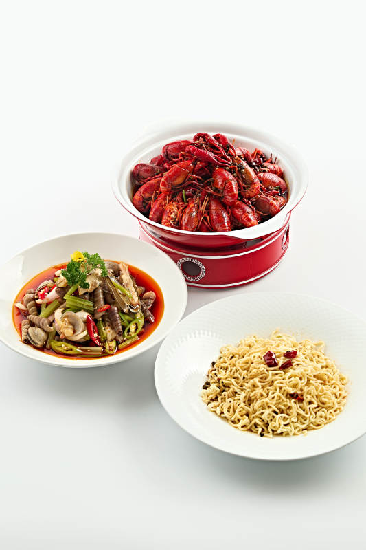 夏季大排档美食套餐海鲜美食