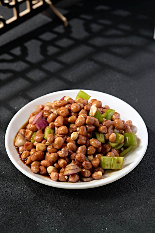 下酒小菜老醋花生米