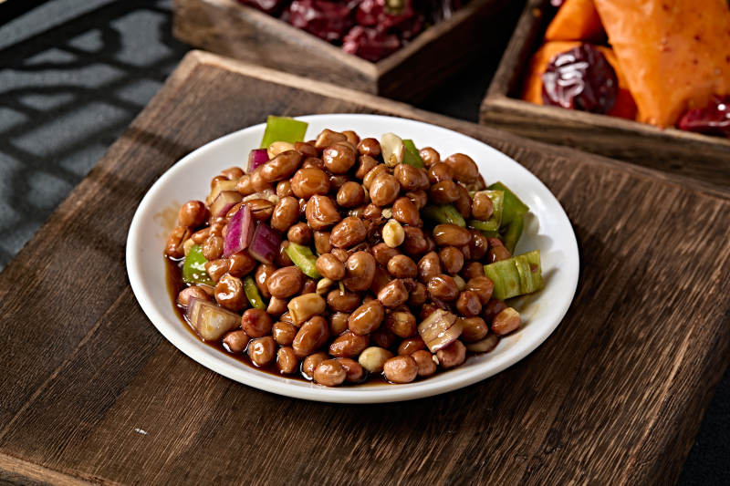 下酒小菜老醋花生米