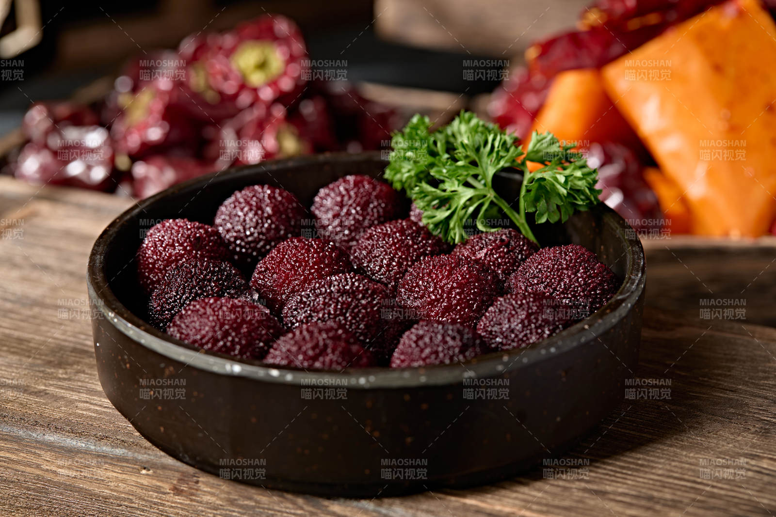 甜品水果糖水腌漬楊梅果