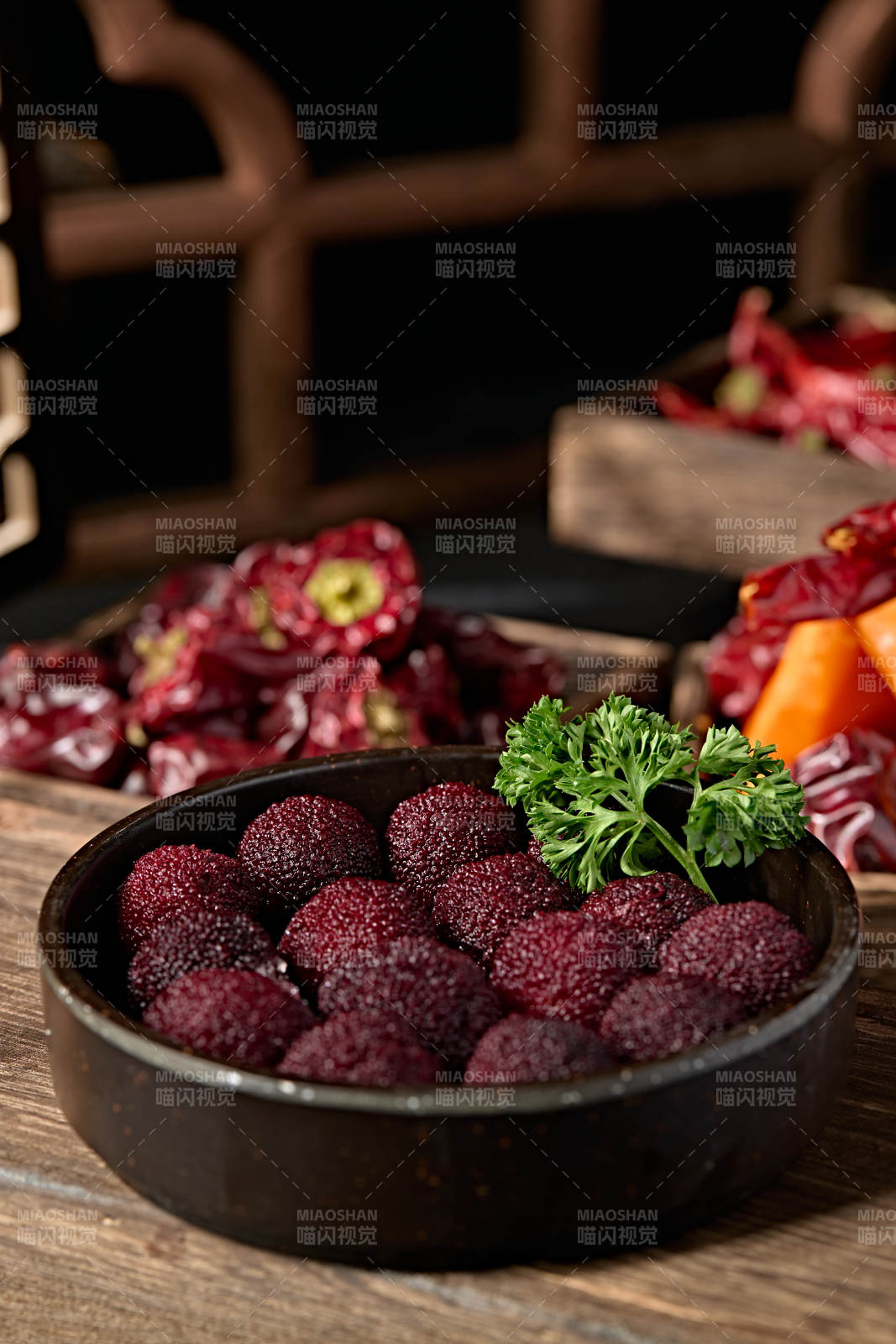 甜品水果糖水腌漬楊梅果