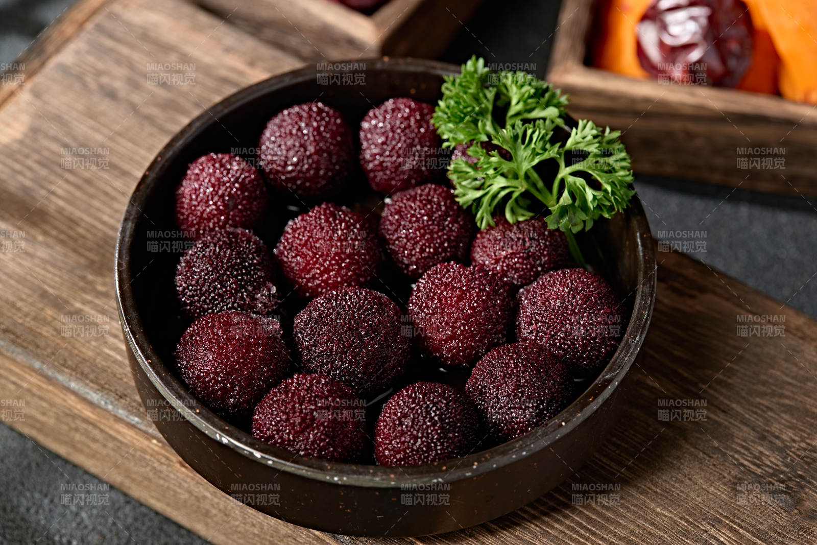 甜品水果糖水腌漬楊梅果