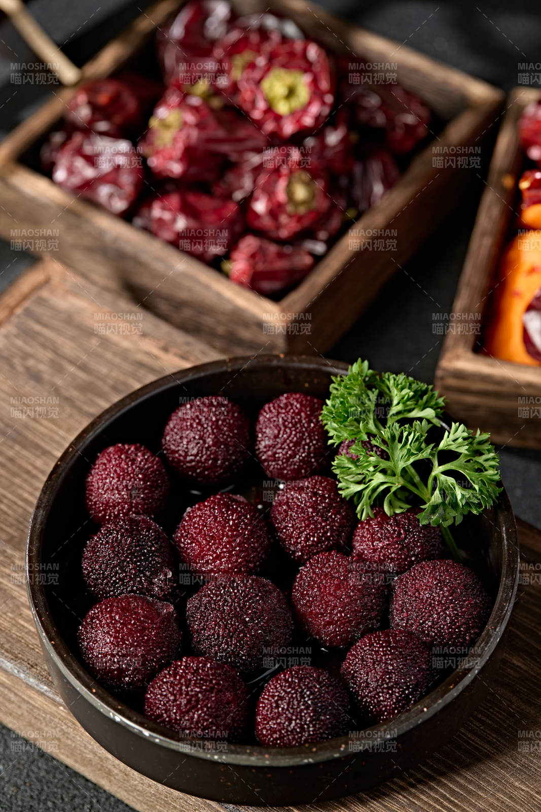 甜品水果糖水腌漬楊梅果