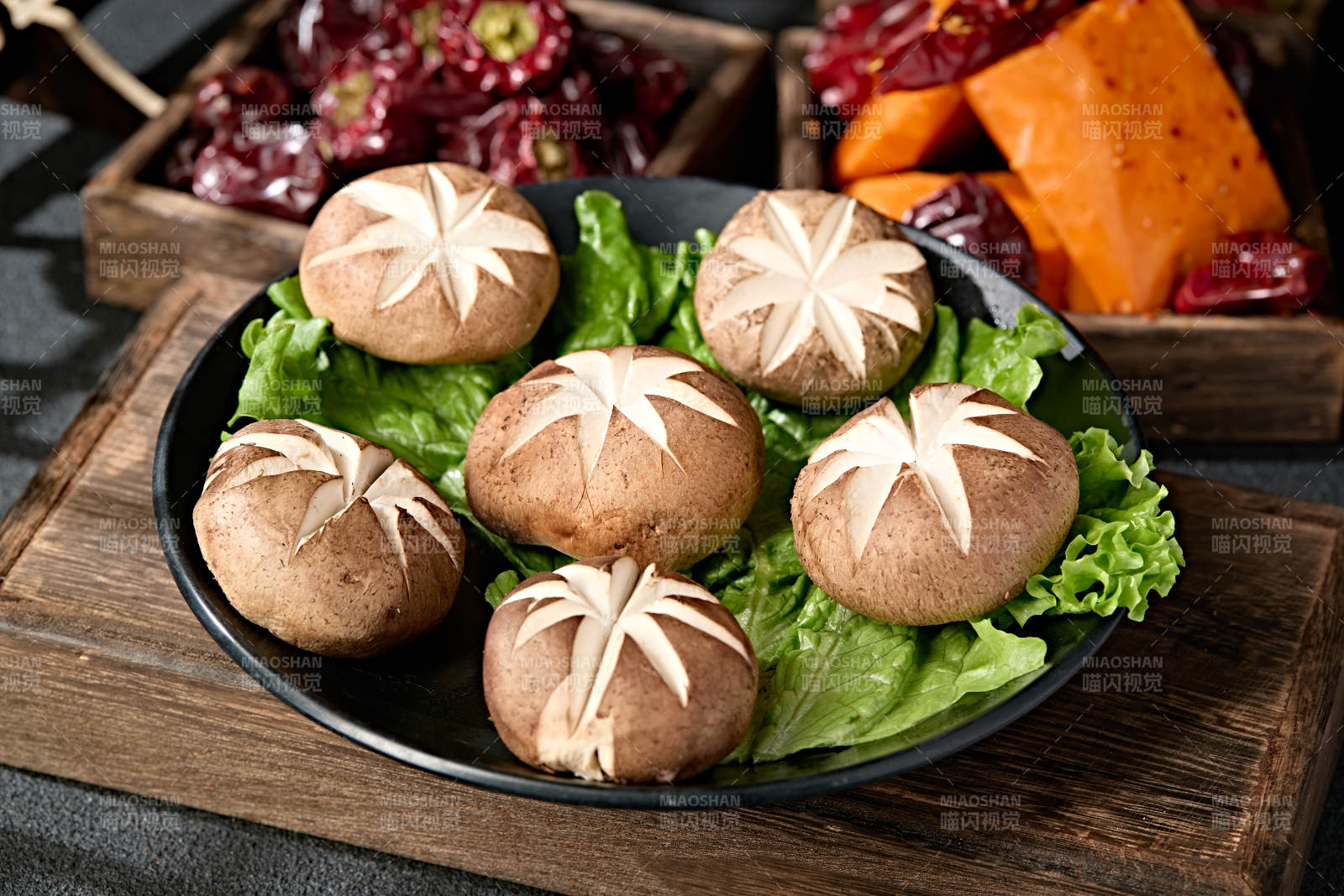 火鍋食材花刀鮮香菇