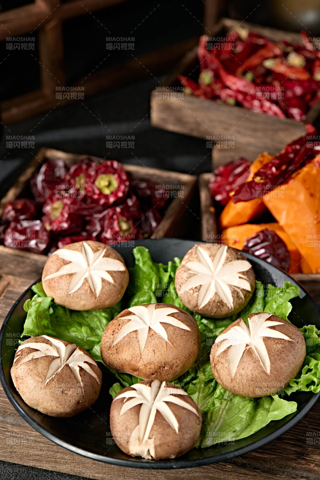 火鍋食材花刀鮮香菇