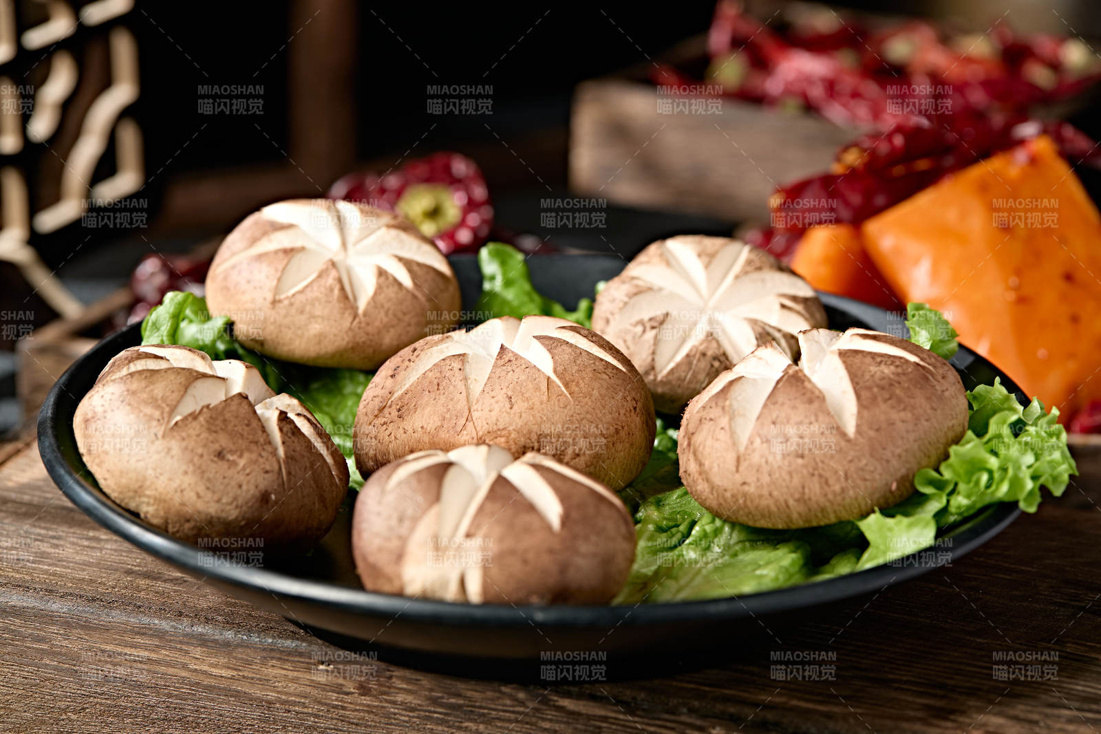 火鍋食材花刀鮮香菇